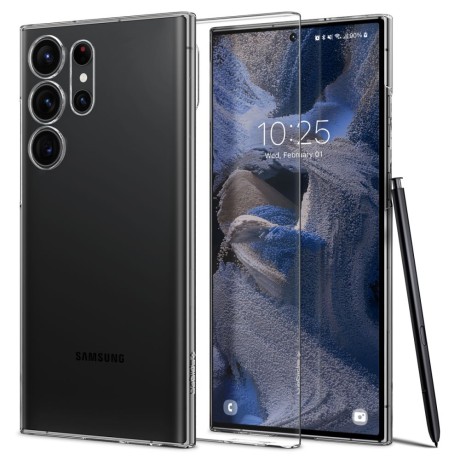 Калъф Spigen AirSkin За Samsung Galaxy S23 Ultra, Crystal Clear