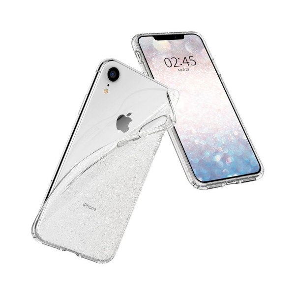 Spigen Liquid Crystal тънък силиконов (TPU) калъф за iPhone XR, Glitter Crystal