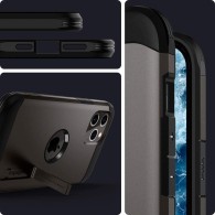 Калъф Spigen Tough Armor за iPhone 12 Pro Max, Gun Metal
