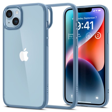 Калъф Spigen Ultra Hybrid за iPhone 14, Sierra Blue