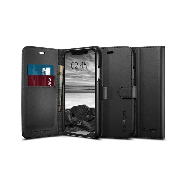 Spigen Wallet S iPhone XR, Black