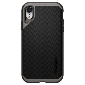 Spigen Neo Hybrid хибриден кейс с най-висока степен на защита за iPhone XR, Gunmetal