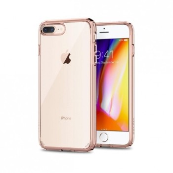 Spigen Ultra Hybrid 2 хибриден кейс с най-висока степен на защита за iPhone 7/8 Plus, Rose Crystal