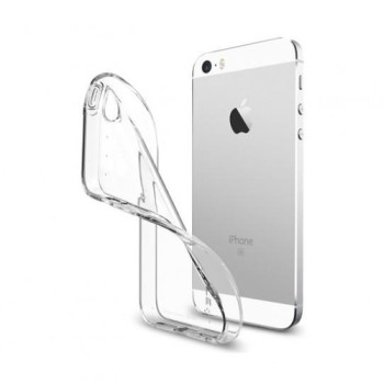 Spigen Liquid Air тънък силиконов (TPU) калъф за iPhone 5s/SE, Crystal Clear