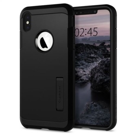 Spigen Tough Armor хибриден кейс с най-висока степен на защита за iPhone Xs Max, Black