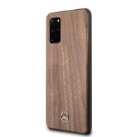 Калъф Mercedes MEHCS67VWOLB за Samsung S20+  Wood Line Walnut