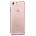 Spigen Liquid Crystal тънък силиконов (TPU) калъф за iPhone 7/8, Glitter Rose Quartz