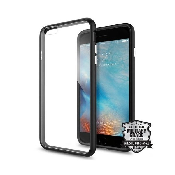 Spigen Ultra Hybrid хибриден кейс с най-висока степен на защита за iPhone 6/6s Plus (5.5), Black