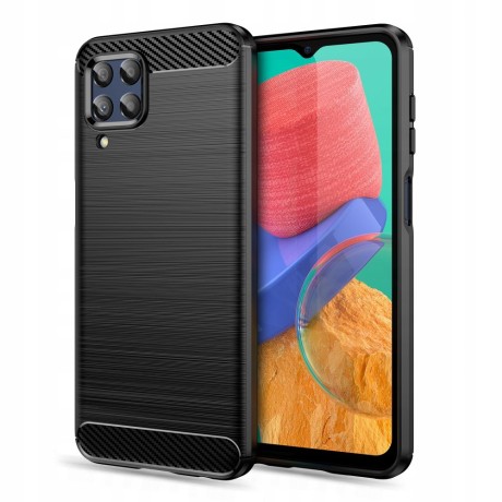 Калъф Tech-Protect TPUcarbon За Samsung Galaxy M33 5G, Black