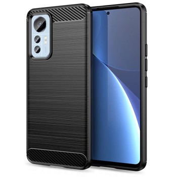 Калъф Tech-Protect TPUcarbon За Xiaomi 12 Lite, Black