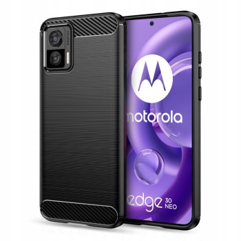 Калъф Tech-Protect TPUcarbon За Motorola Edge 30 Neo, Black