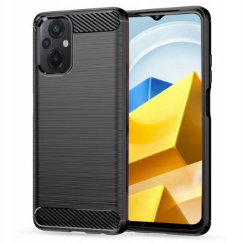 Калъф Tech-Protect TPUcarbon За Xiaomi Poco M5, Black