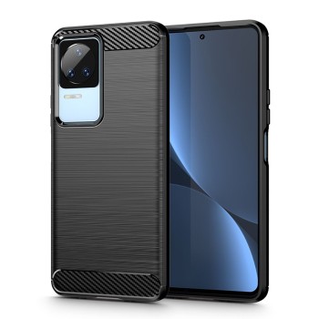 Калъф Tech-Protect TPUcarbon За Xiaomi Poco F4 5G, Black