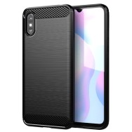 Калъф Flexible Carbon за Xiaomi Redmi 9A, black