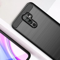 Калъф Flexible Carbon за Xiaomi Redmi 9 black