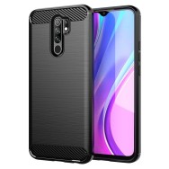 Калъф Flexible Carbon за Xiaomi Redmi 9 black