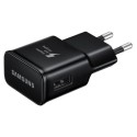 Зарядно Samsung EP-TA20E Fast Charge + USB Type-C, Черен