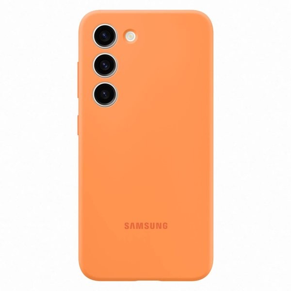 Калъф Samsung Silicone Cover За Samsung Galaxy S23, EF-PS911TOEGWW, Orange