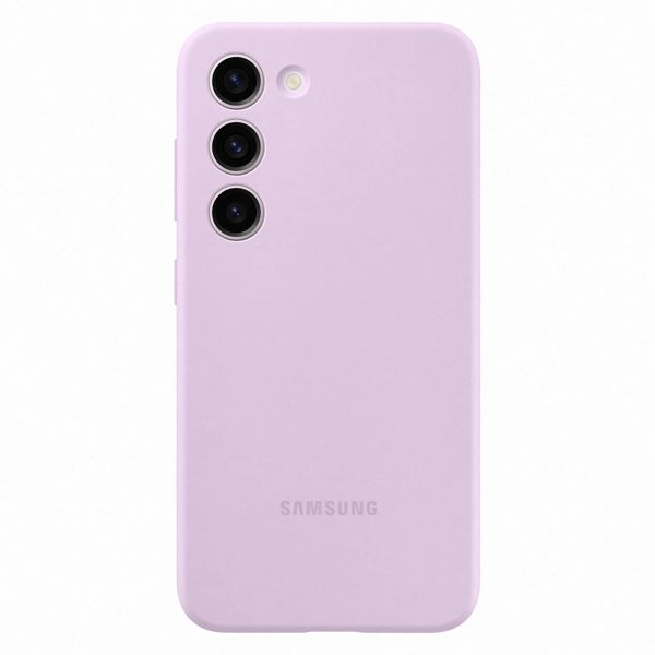 Калъф Samsung Silicone Cover За Samsung Galaxy S23, EF-PS911TVEGWW, Lilac