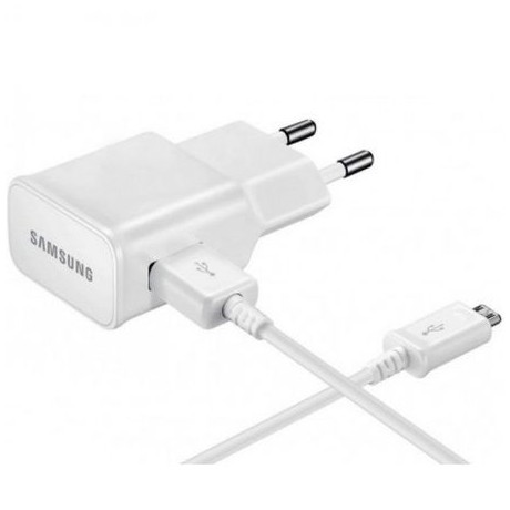 Зарядно устройство Samsung [ETA0U83EWE+ECB-DU4AWE] 1A,Micro usb, Bulk, Бял