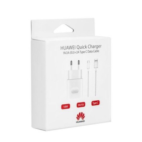 Зарядно устойство Huawei AP32 Fast Charger 9V/5V 2A USB-C, Blister, Бял