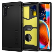 Spigen Tough Armor хибриден кейс с най-висока степен на защита Tech за Samsung Galaxy Note 10, Black