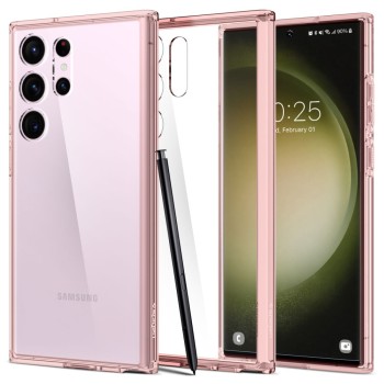 Калъф Spigen Ultra Hybrid За Samsung Galaxy S23 Ultra, Rose Crystal