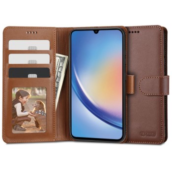 Калъф Tech-Protect Wallet За Samsung Galaxy A34 5G, Brown