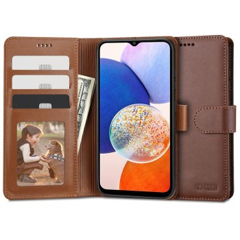 Калъф Tech-Protect Wallet За Samsung Galaxy A14 5G, Brown