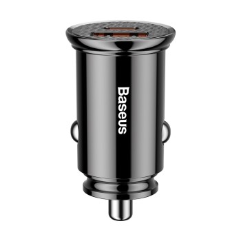 Зарядно за кола Baseus Circular PPS Quick Charge 4.0 , USB-C, PD, Черен