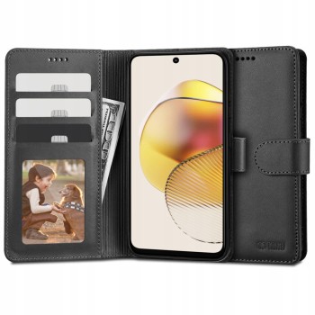 Калъф Tech-Protect Wallet За Motorola Moto G73 5G, Black