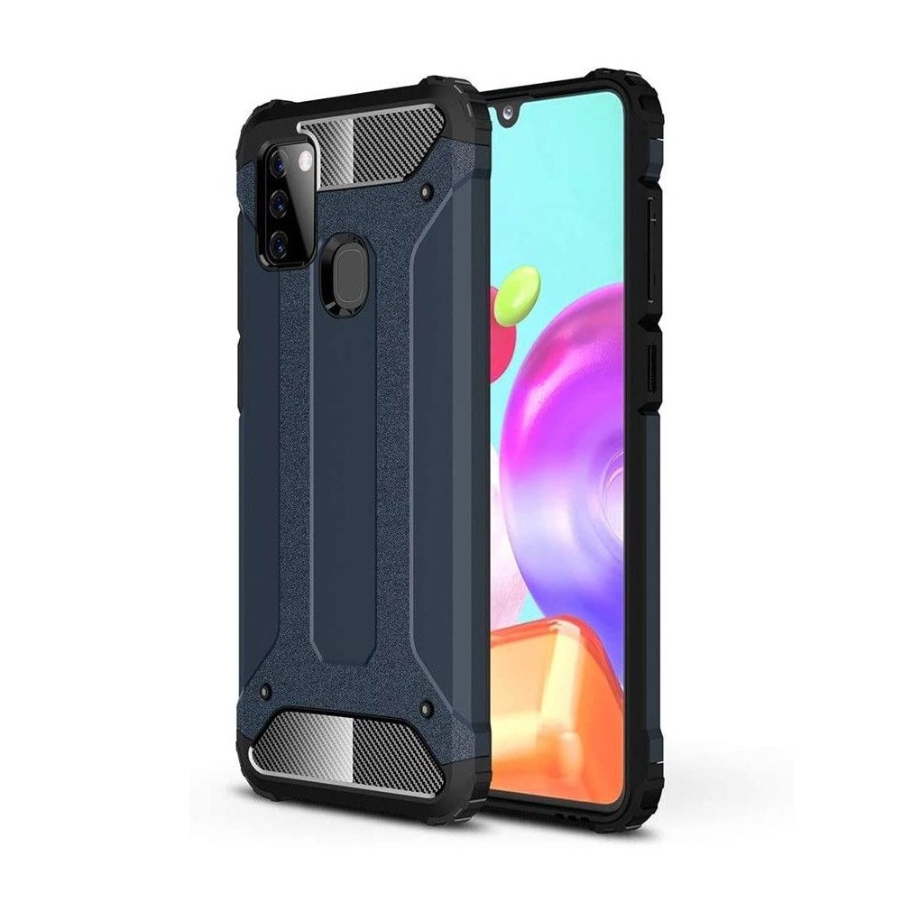 Калъф Hybrid Armor Case за Samsung Galaxy A21S blue