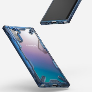Удароустойчив хибриден кейс Ringke Fusion X за Samsung Galaxy Note 10, Син