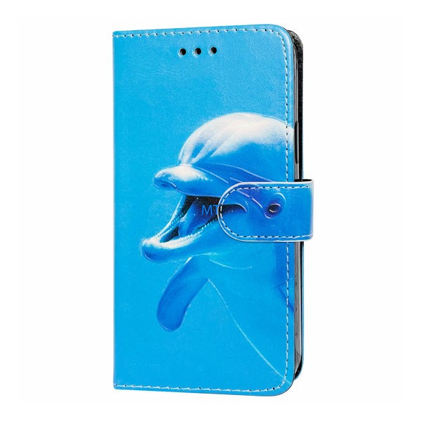 Калъф fixGuard Mood Wallet за Samsung Galaxy S23+ Plus, Dolphin