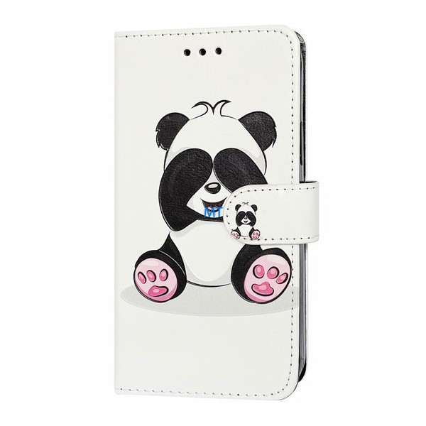 Калъф fixGuard Mood Wallet за Samsung Galaxy S23, Panda