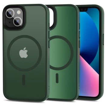 Калъф Tech-Protect Magmat Magsafe за iPhone 13, Matte Green