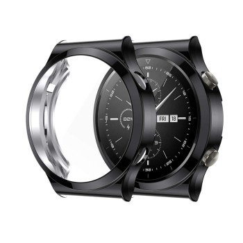 Калъф fixGuard Silicone и Протектор за Huawei Watch GT 2 Pro, Black