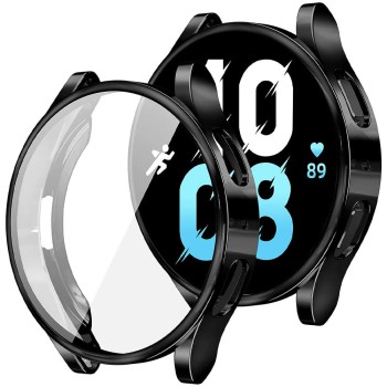 Калъф fixGuard Silicone и Протектор за Samsung Galaxy Watch 5, 40mm, Black