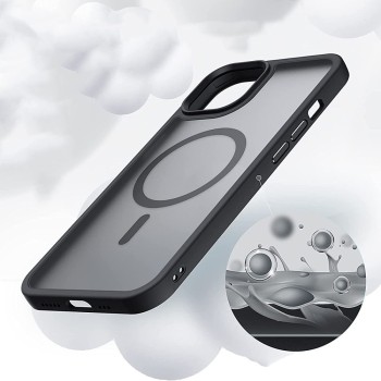 Калъф Tech-Protect Magmat Magsafe за iPhone 12 Pro Max, Matte Black