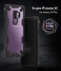 Удароустойчив хибриден кейс Ringke Fusion X за Samsung Galaxy S9 Plus, Черен