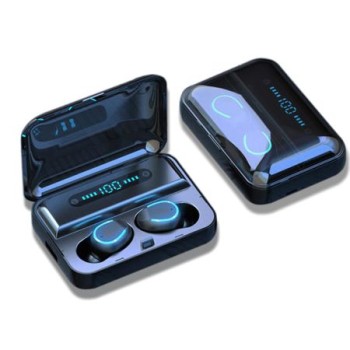 Безжични слушалки FENiX® D@yLight F9-5, Wireless BT V5.0, Waterproof/ Sweatproof, 1200mAh, Noise Canceling,Черен