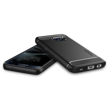 Калъф Spigen Rugged Armor за Samsung Galaxy S7, Black