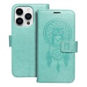 Калъф Forcell Mezzo Book За iPhone 14 Pro, Dreamcatcher green Green