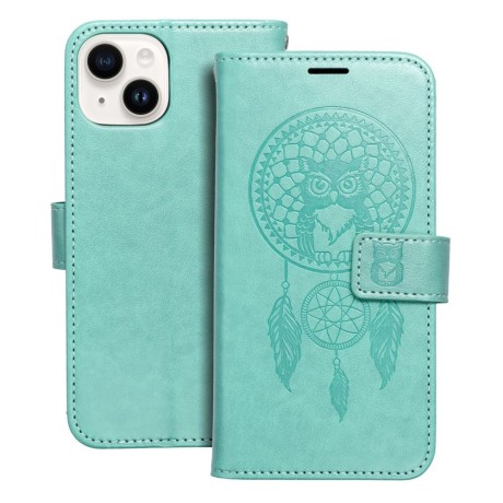 Калъф Forcell Mezzo Book За iPhone 14 Plus, Dreamcatcher green Green