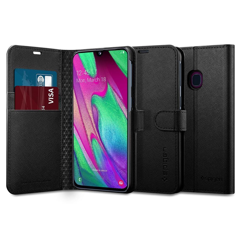 Spigen Wallet "S" Samsung Galaxy A40, Black