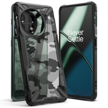 Калъф Ringke Fusion X За OnePlus 11 5G, Camo Black