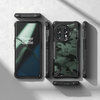 Калъф Ringke Fusion X За OnePlus 11 5G, Camo Black