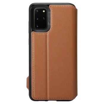 SPIGEN Ciel Wallet Brick GALAXY S20+ PLUS, saddle brown