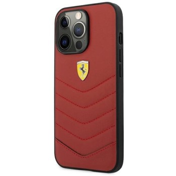 Калъф Ferrari Off Track Quilted за iPhone 13 Pro Max, FEHCP13XRQUR, Red