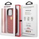 Калъф Ferrari Off Track Quilted за iPhone 13 Pro Max, FEHCP13XRQUR, Red